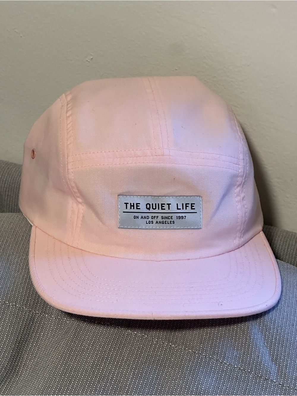 Quiet Life Pink Blush Five-Panel Cap